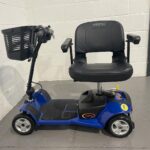 Royal Blue and Black Colours with Side Profile and Swivel Seat Turned Pride Apex Lite