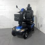 Blue Orion Metro Mobility Scooter Front View Invacare Orion Metro