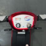 a Close-up of the Control Panel of a Second-hand Lightweight Folding Mobie Free Mobility Scooter Mobiefree Folding Scooter (2024)