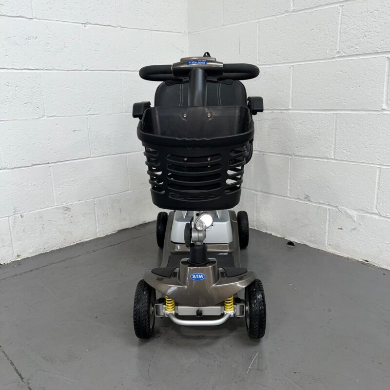 Photo of the Front of a Used Bronze and Black One Rehab Illusion Second-hand Mobility Scooter. One Rehab Illusion