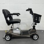 Photo of the Right Side of a Used Bronze and Black One Rehab Illusion Second-hand Mobility Scooter. One Rehab Illusion
